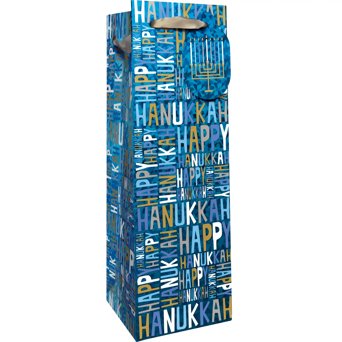 Hanukkah Greetings Bottle Bag