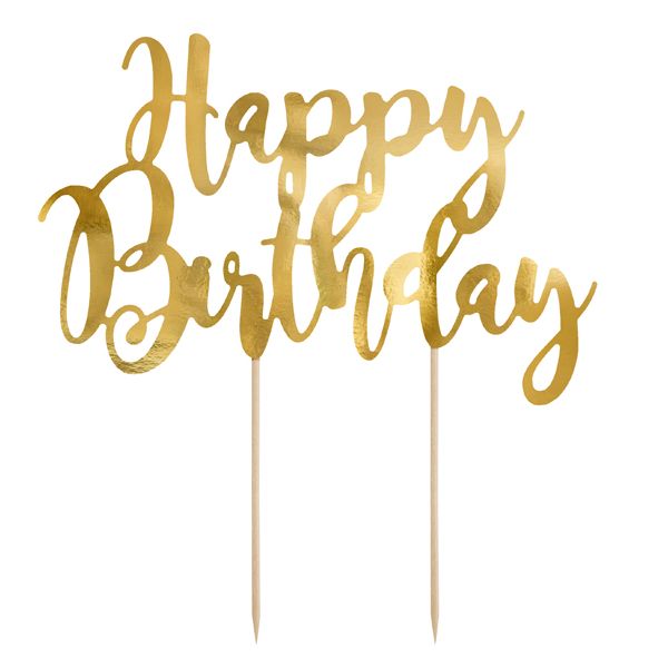 Happy Birthday Cake Topper