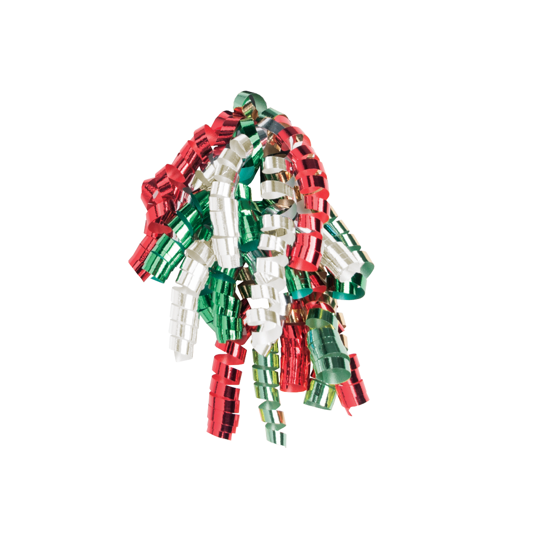 Hip Holiday Mix Curly Ribbon