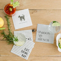Eat Drink Nap Cocktail Napkins 20CT