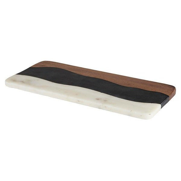 Marble and Wood Serving Board