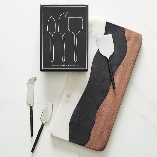 Marble and Wood Serving Board