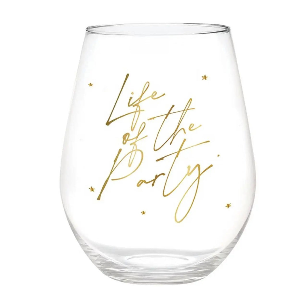 Life of the Party Jumbo Wine Glass