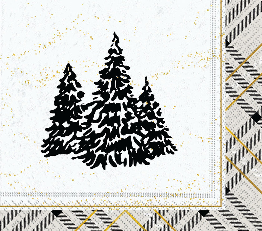 Luxe Lodge Luncheon Napkin 16CT