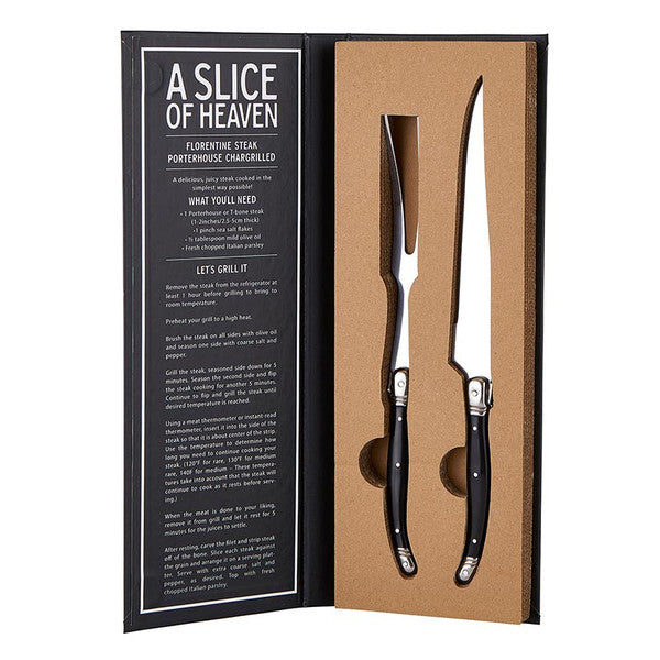 Carving Knives Book Box - Grill and Slice