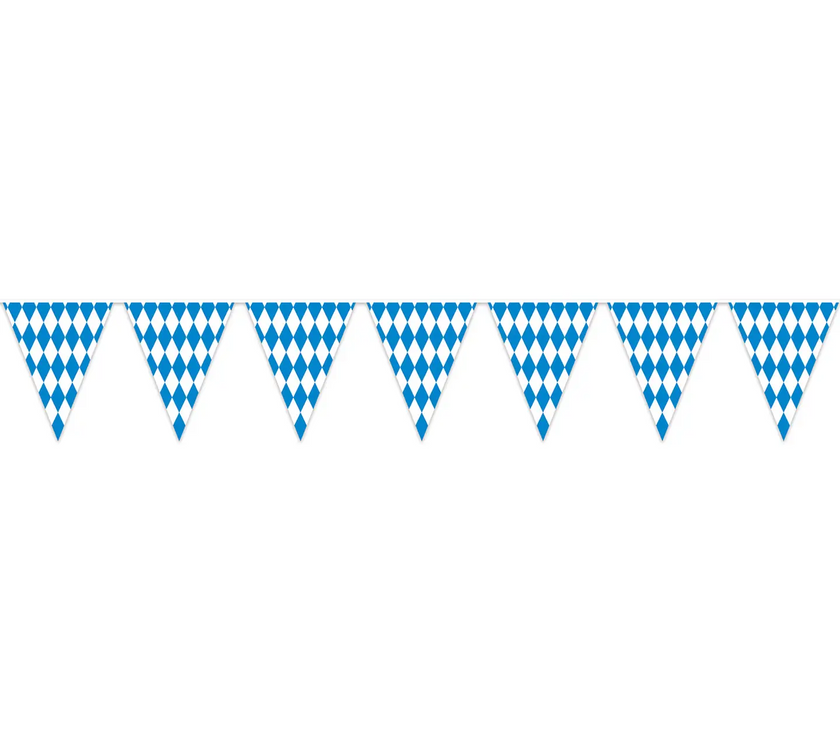 Oktoberfest Pennant Banner 11" X 12'