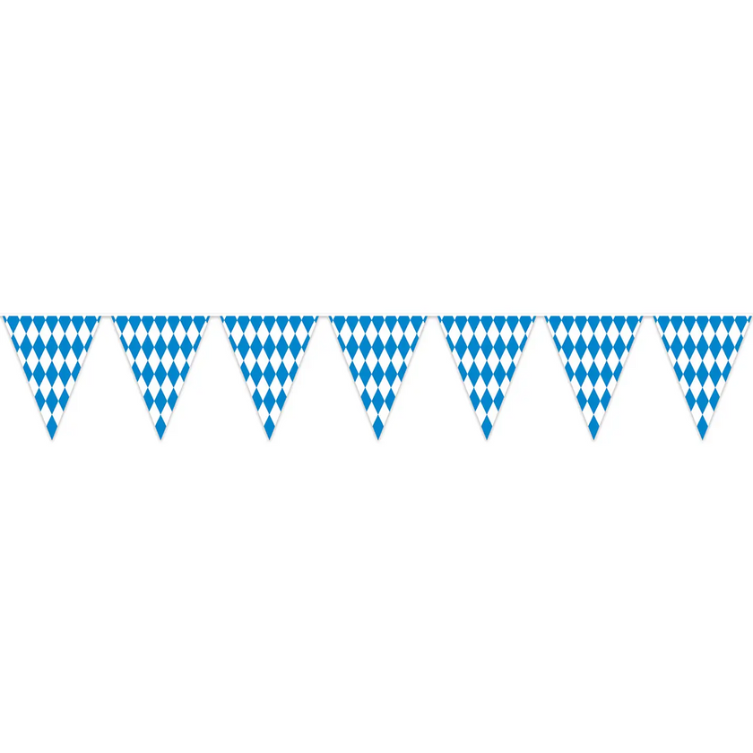 Oktoberfest Pennant Banner 11" X 12'