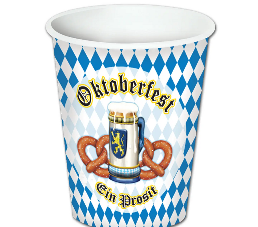 Oktoberfest Beverage 9 oz Cups