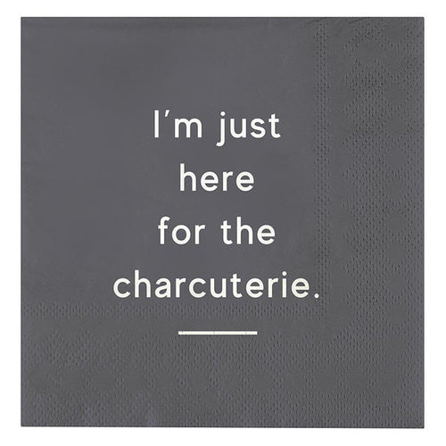 Just Here for the Charcuterie Cocktail Napkins 20CT