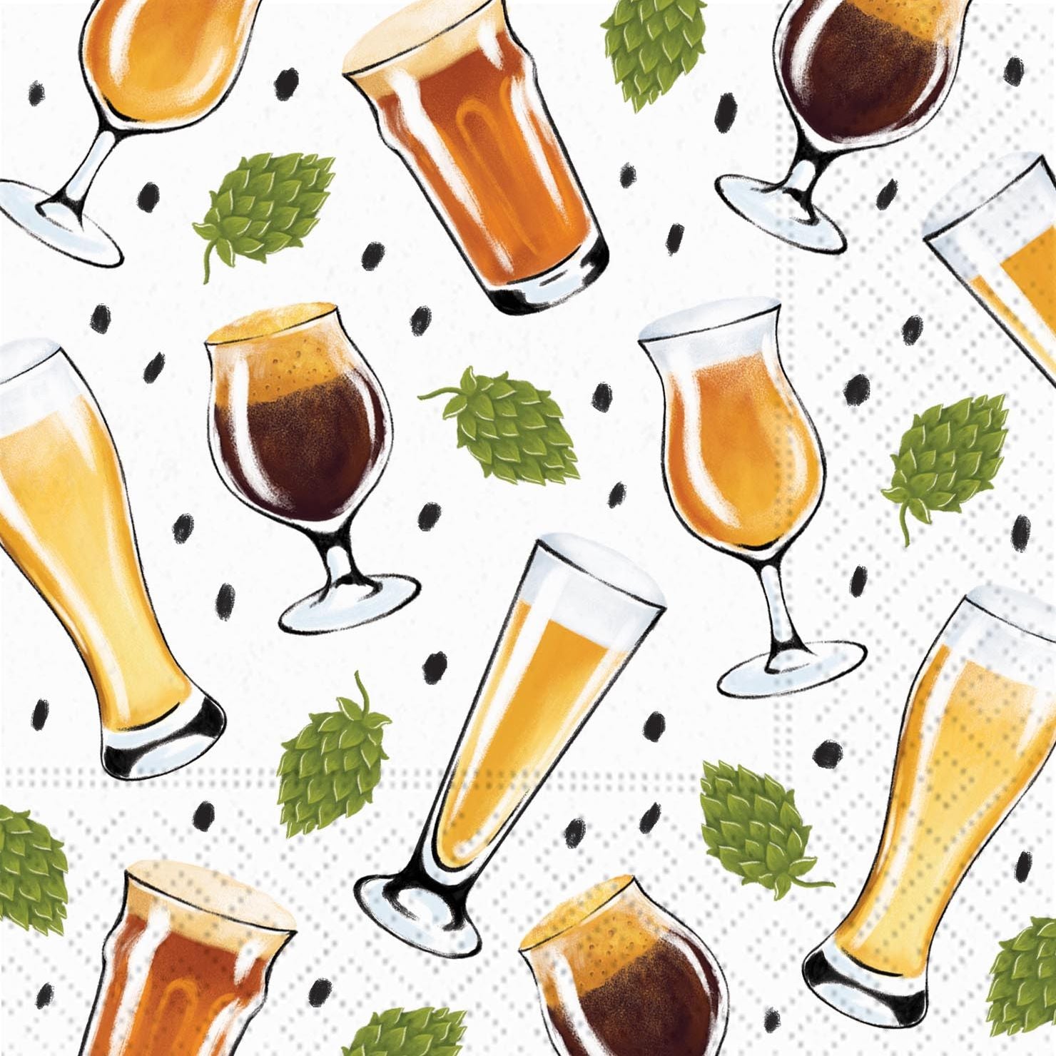 Perfect Pairings- Beer Cocktail Napkin 20CT