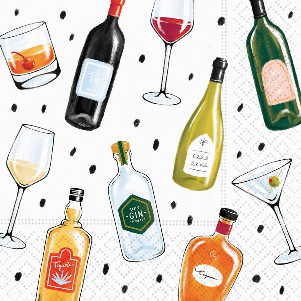 Perfect Pairings- Wine Cocktail Napkin 20CT