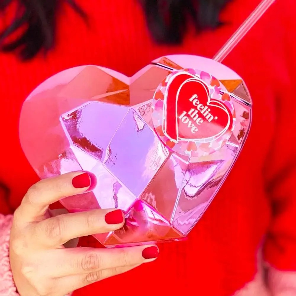 Pink Heart Disco Tumbler