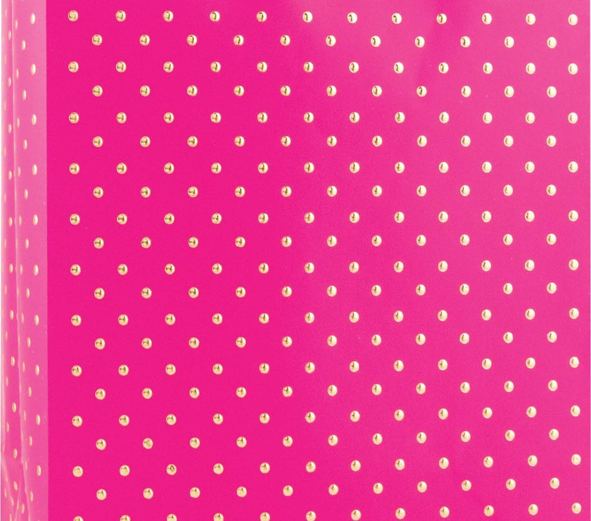 Swiss Dots Medium Gift Bag - Hot Pink