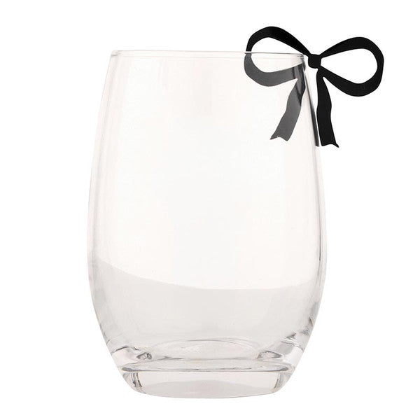 Acrylic Bow Drink Markers - Set of 6