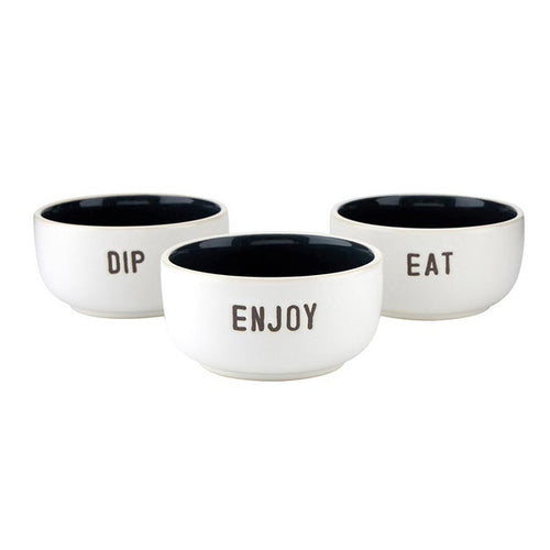 Ceramic Dip Bowl Set