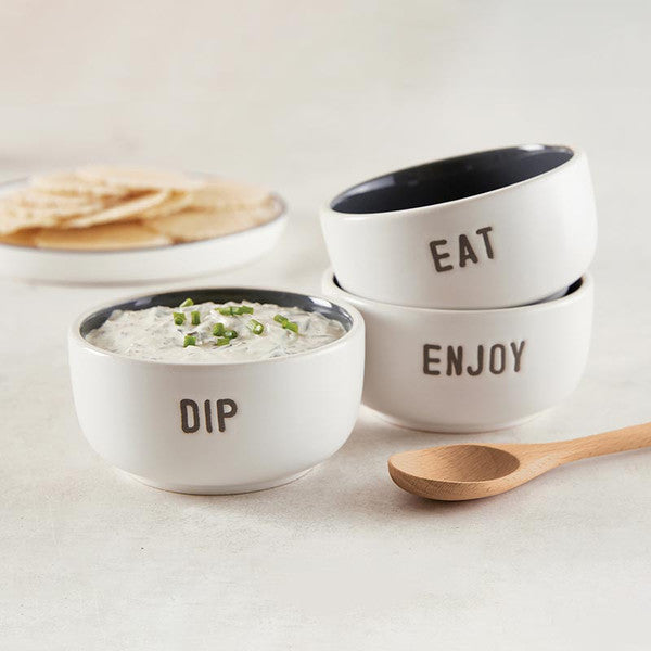 Ceramic Dip Bowl Set