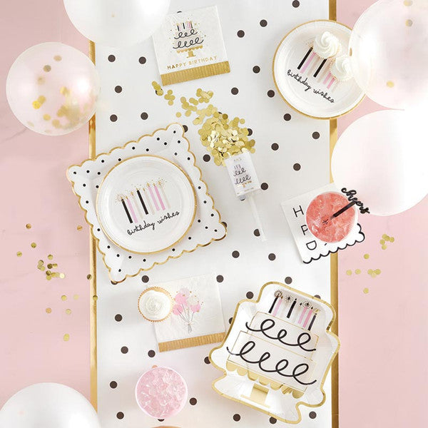 Birthday Wishes Paper Plates 8CT