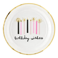 Birthday Wishes Paper Plates 8CT