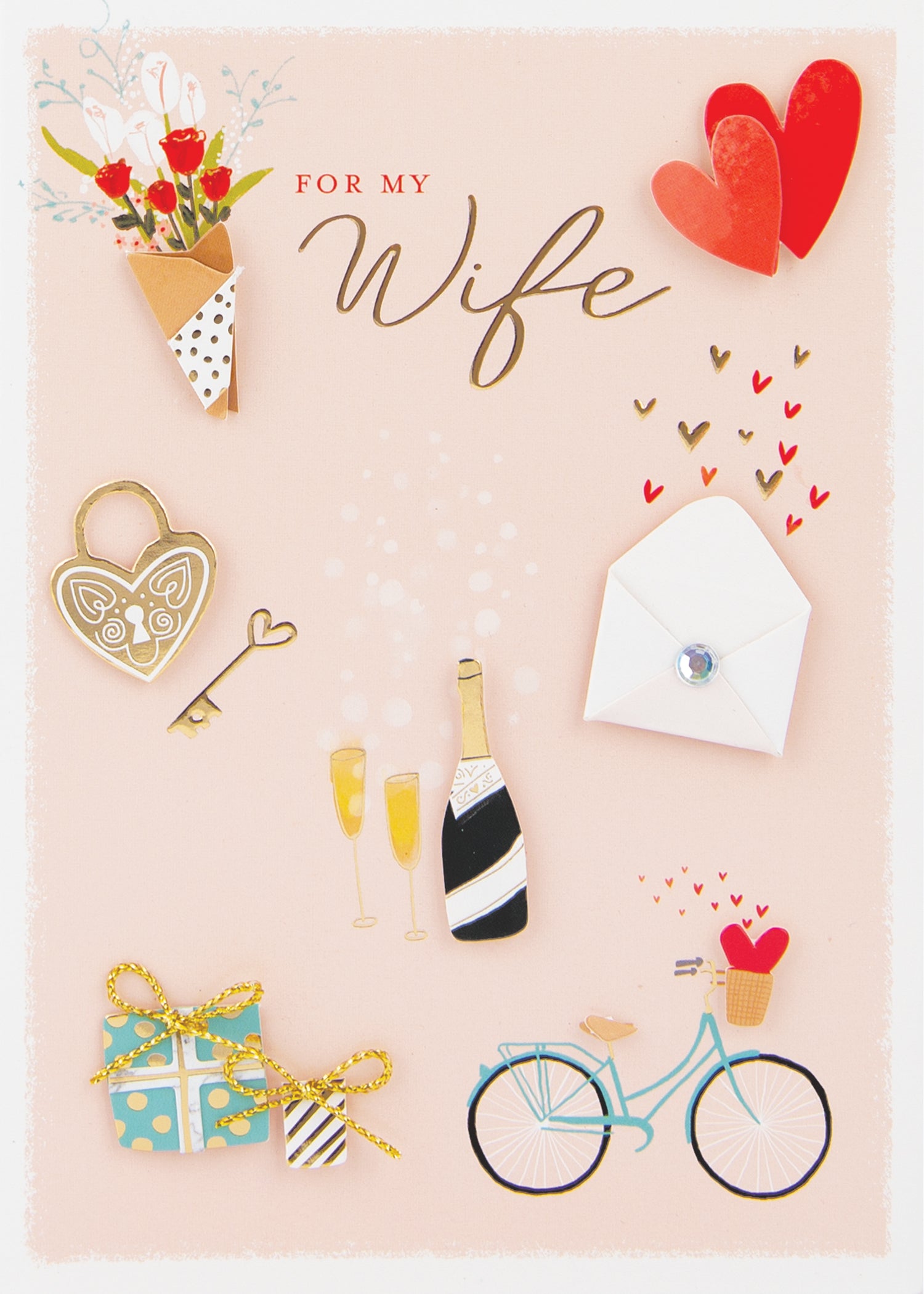 For My Wife Valentine Card