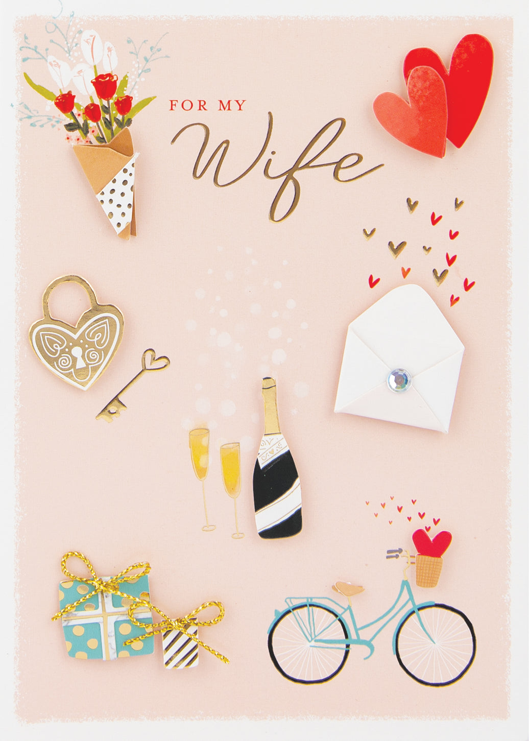 For My Wife Valentine Card