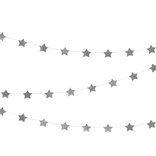 Silver Star Garland