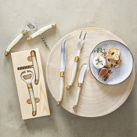 Pearl White Cheese Knife Set