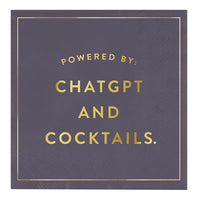 ChatGPT and Cocktails - Cocktail Napkins - 20CT