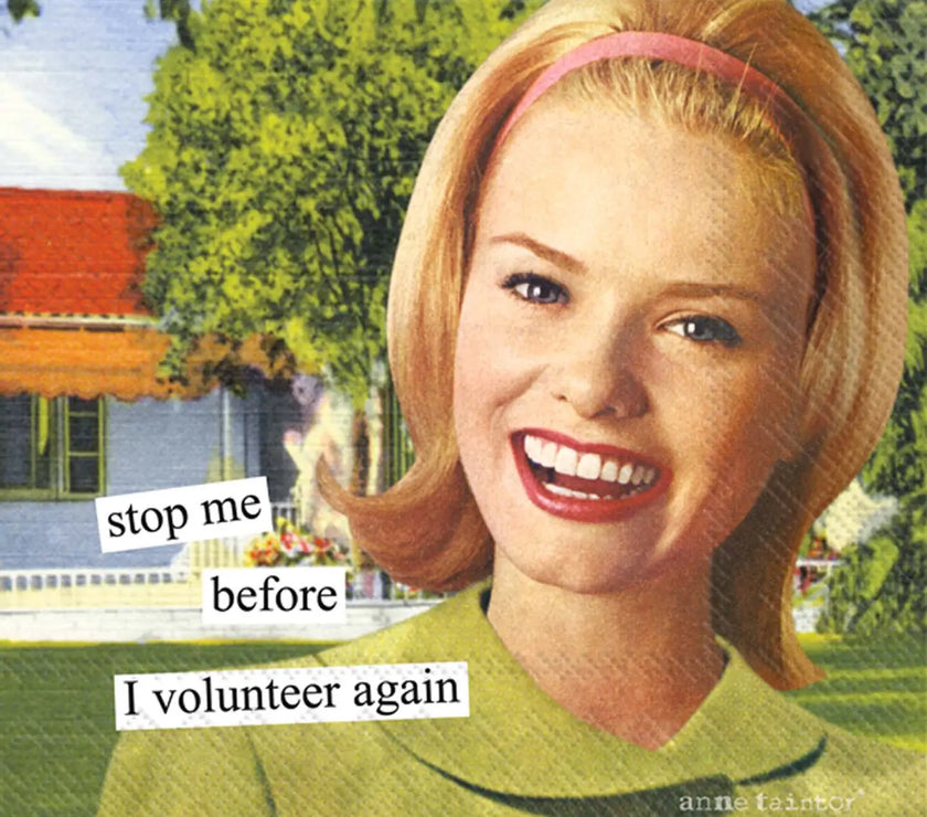 Anne Taintor Volunteer Cocktail Napkins 20CT