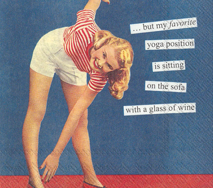 Anne Taintor Yoga Cocktail Napkins 20CT
