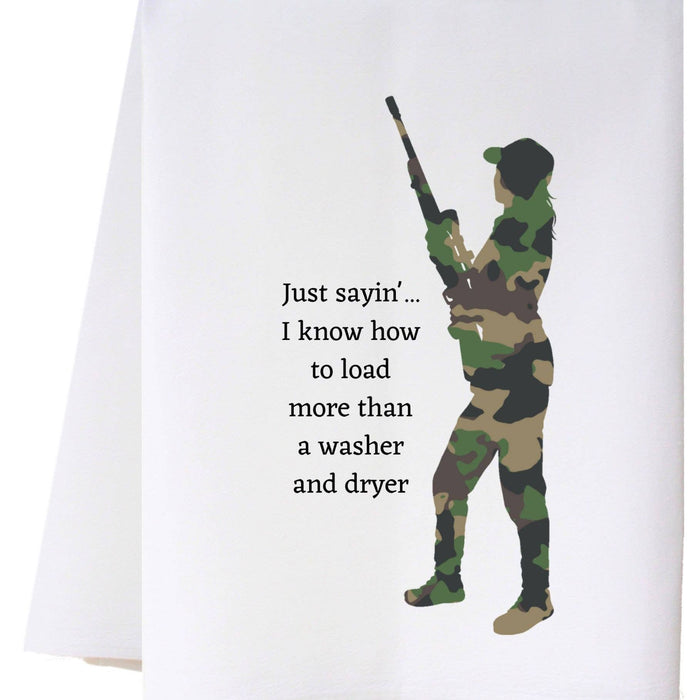 Load Dishwasher Kitchen Towel