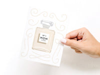 No. 1 Mom Ever Perfume Bottle Greeting Card