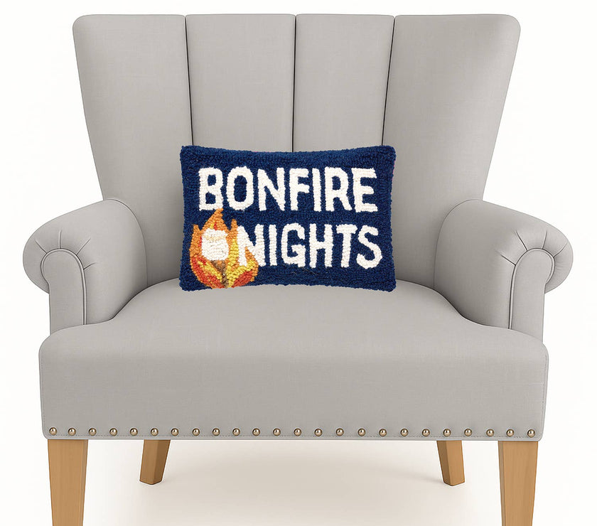Bonfire Nights Hook Pillow