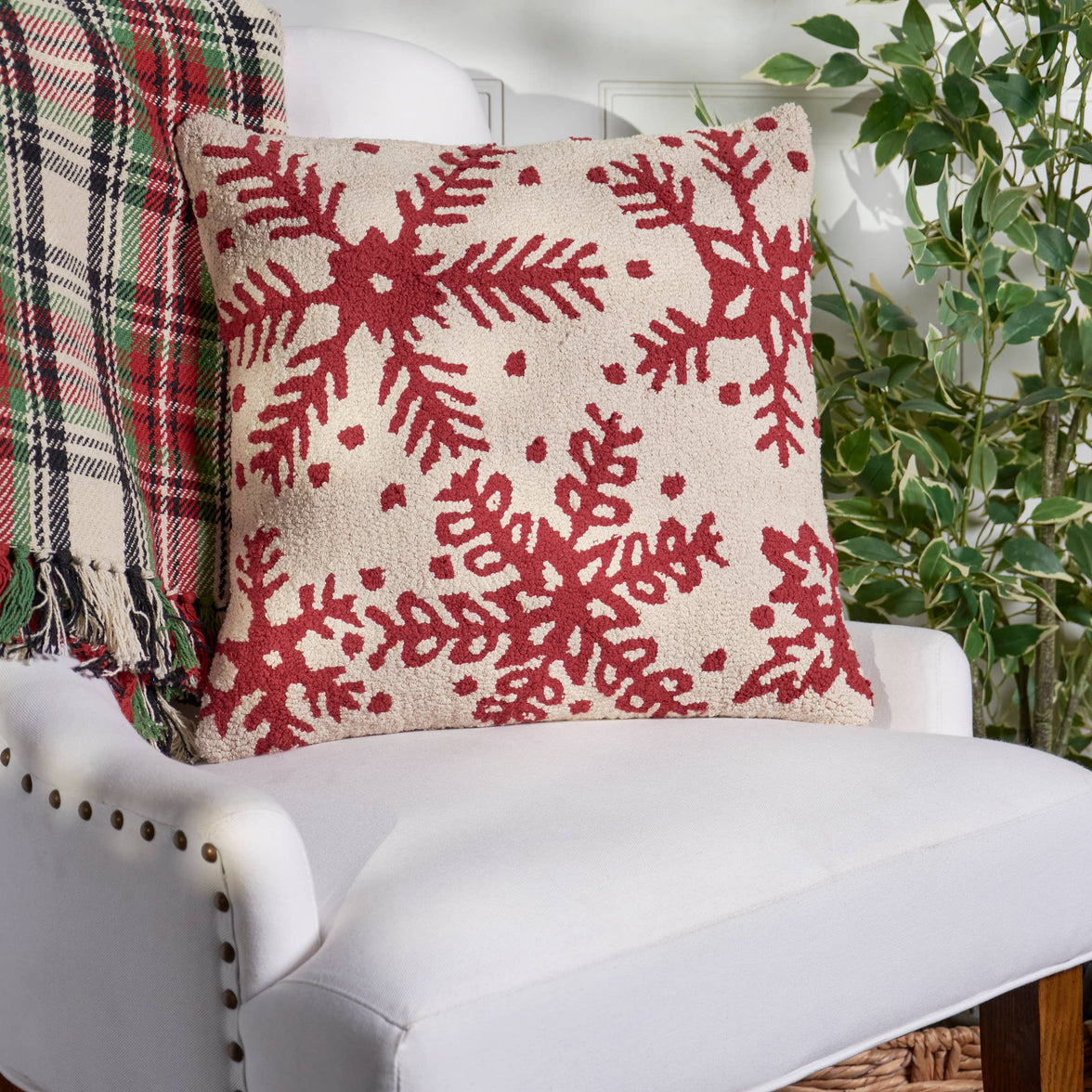 Snowflakes Pillow