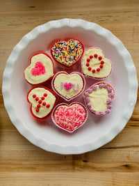 Bakelicious Silicone Cupcake Liners Heart, Set 12, 3"