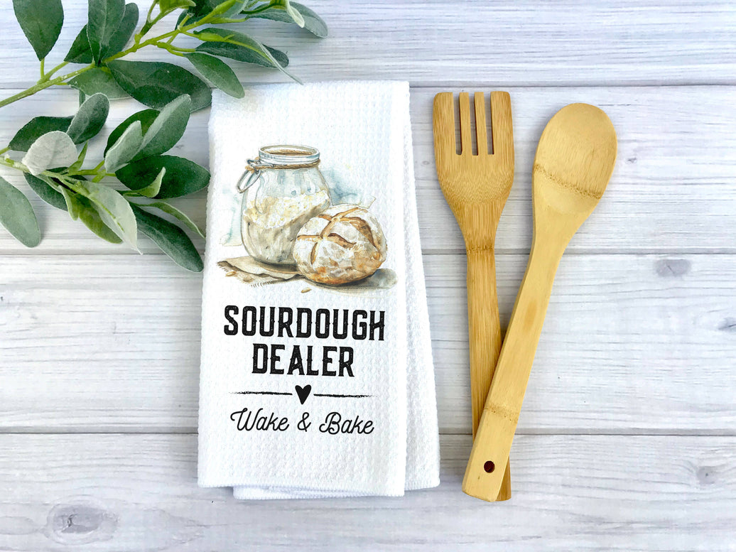 Sourdough Dealer Towel Waffle Weave Tea Towel