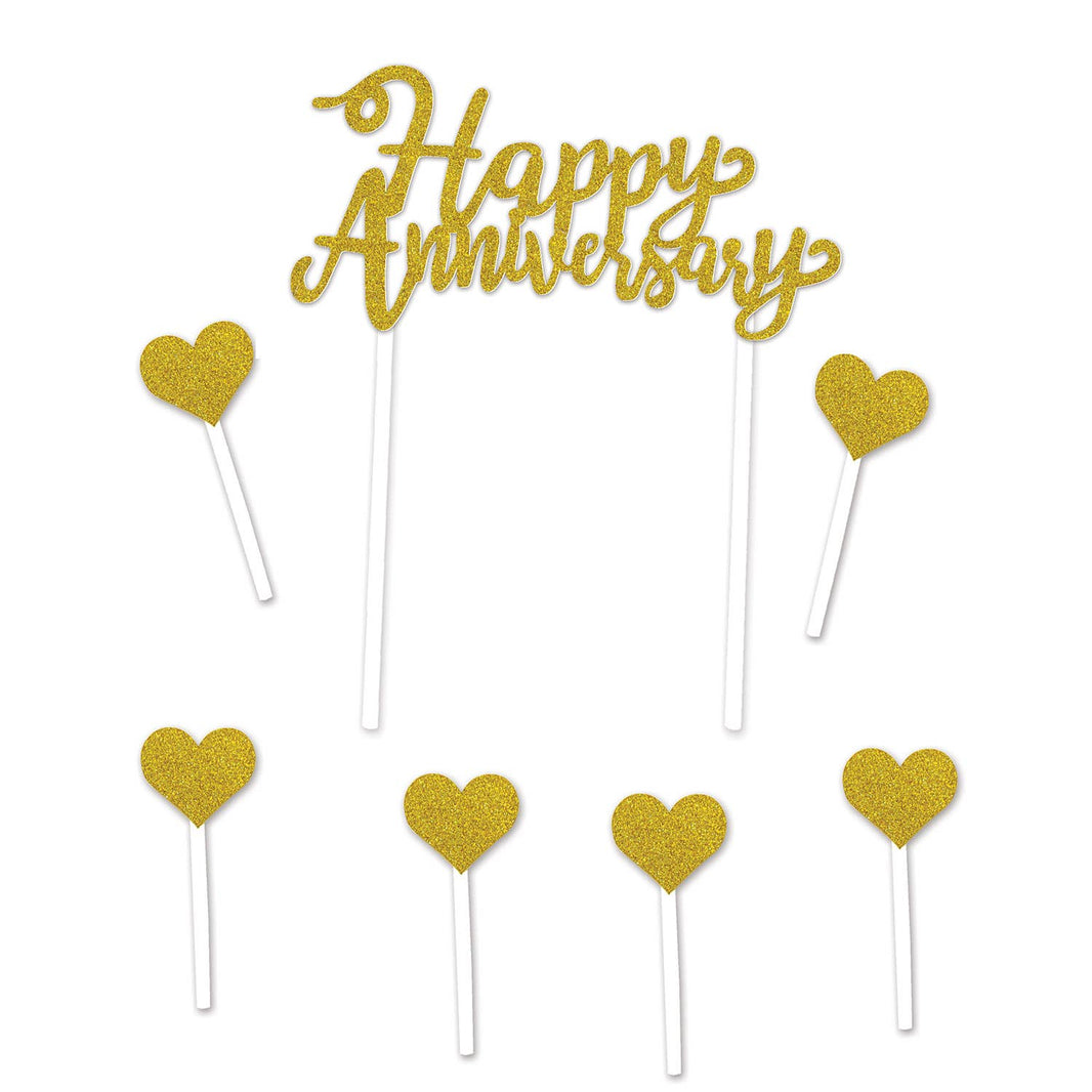 Happy Anniversary Cake Topper