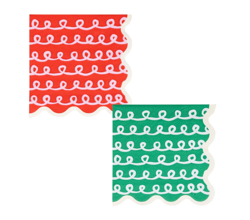 Frosting Cocktail Napkin Set - 24CT