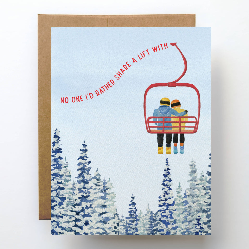 Ski Love Card