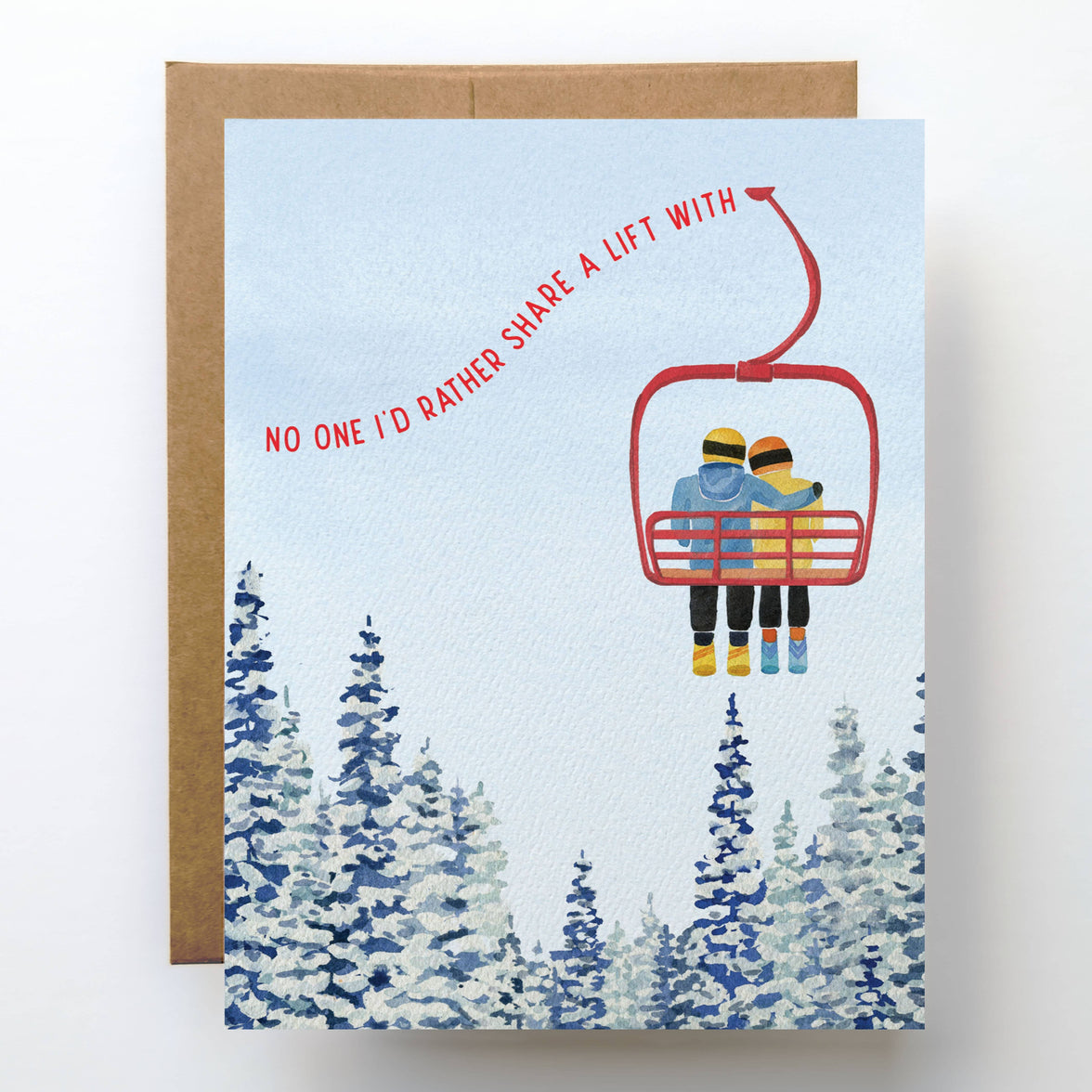 Ski Love Card