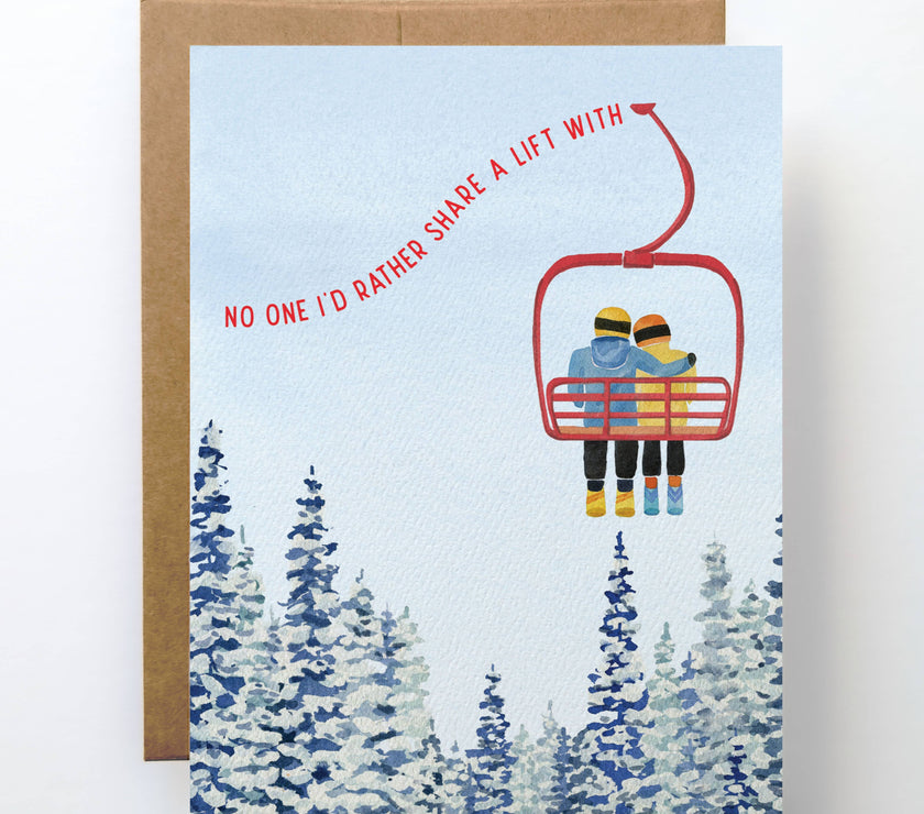 Ski Love Card