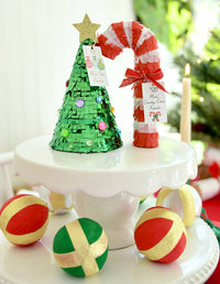 Mini Surprise Ball - Gold Metallic Stripes