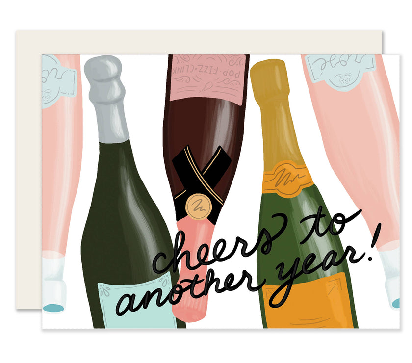 Champagne Birthday Card