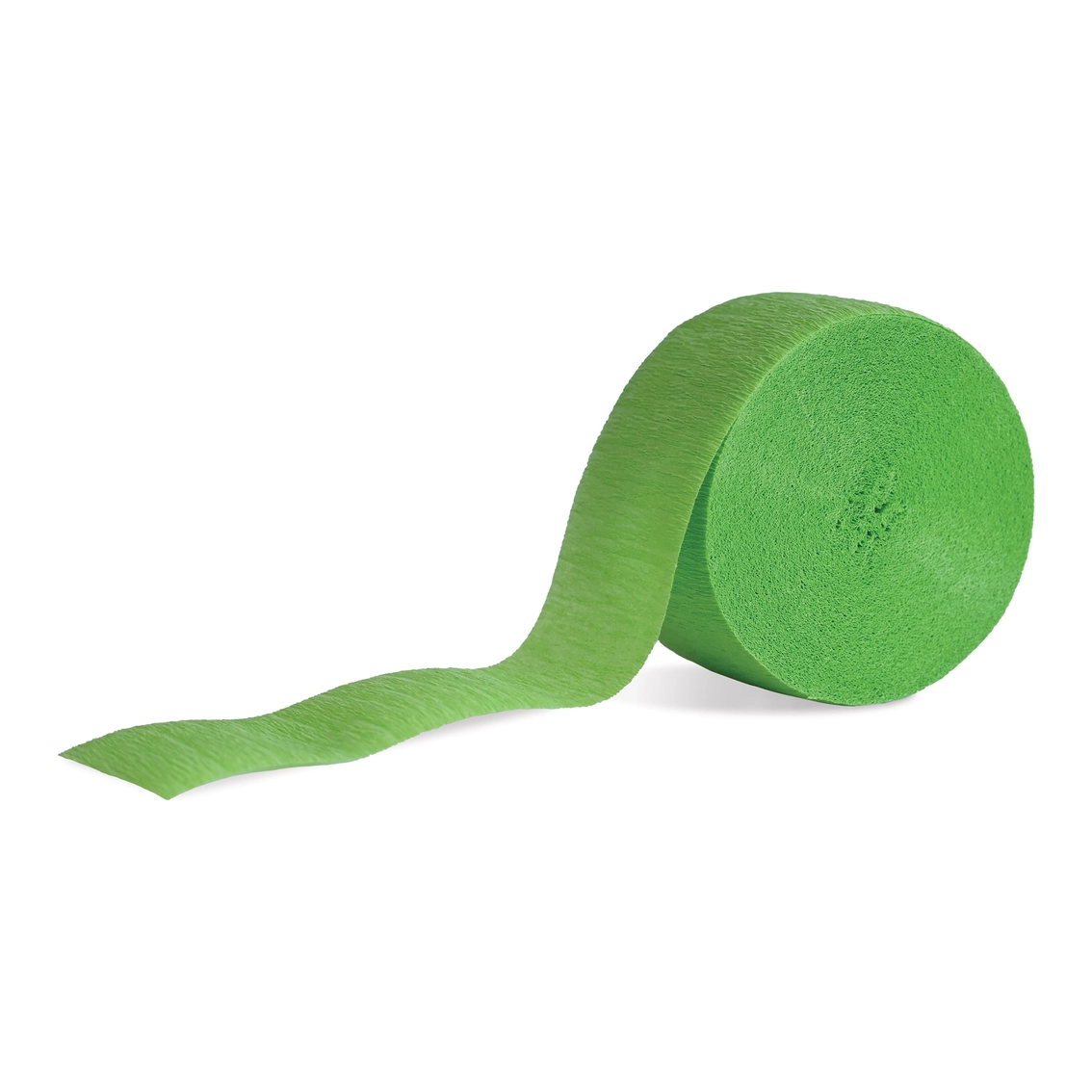 Lime Green Crepe Paper Streamer