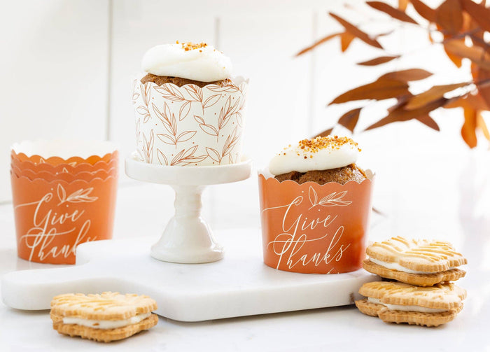 Give Thanks Foliage 5 oz Baking Cups