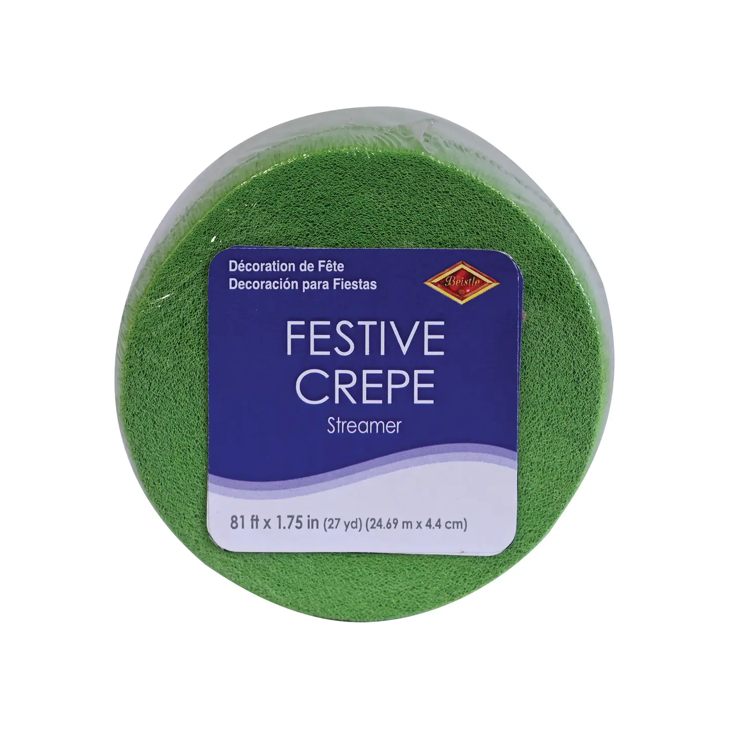 Lime Green Crepe Paper Streamer