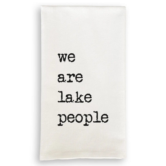 We Are Lake People Dishtowel