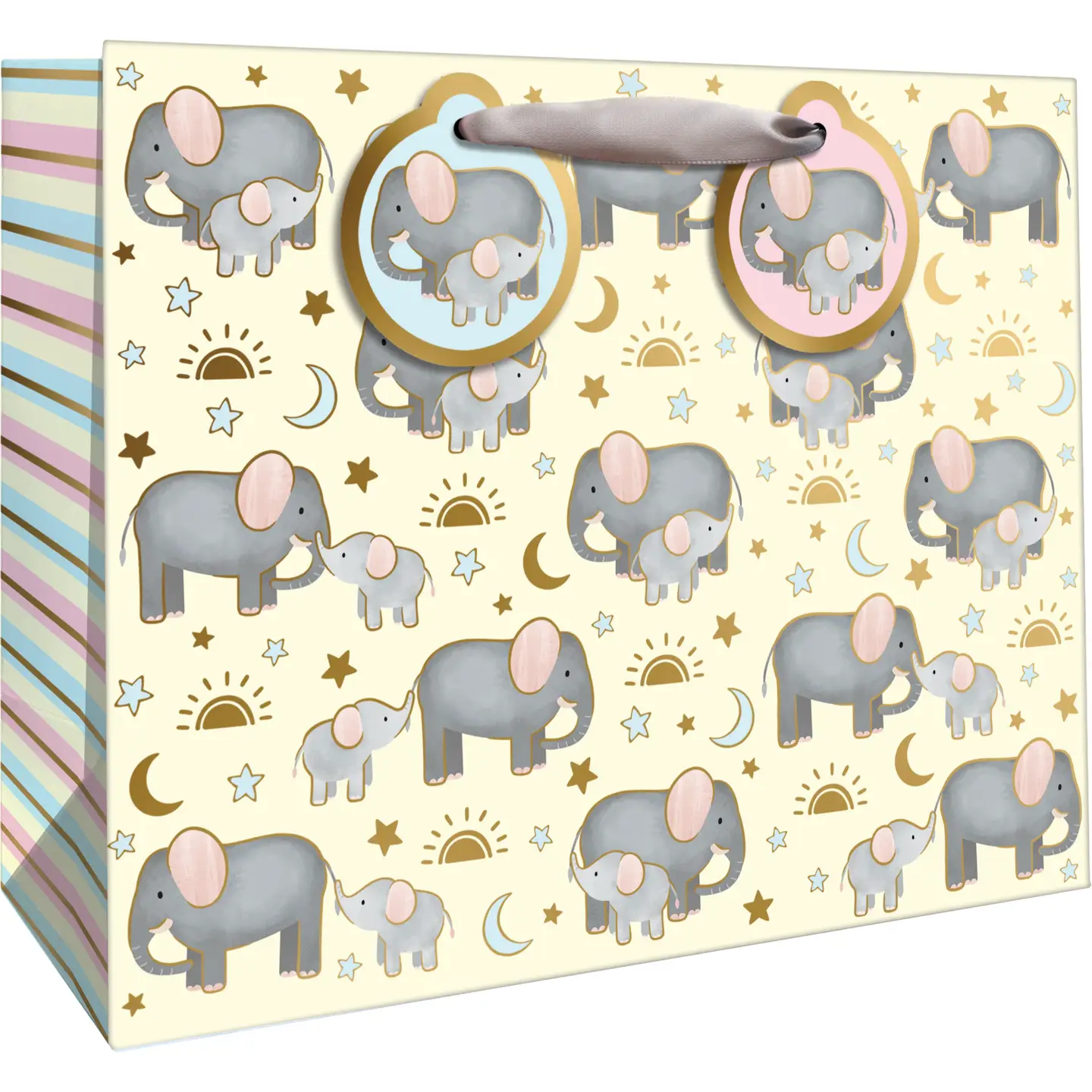Baby Elephants Large Gift Bag