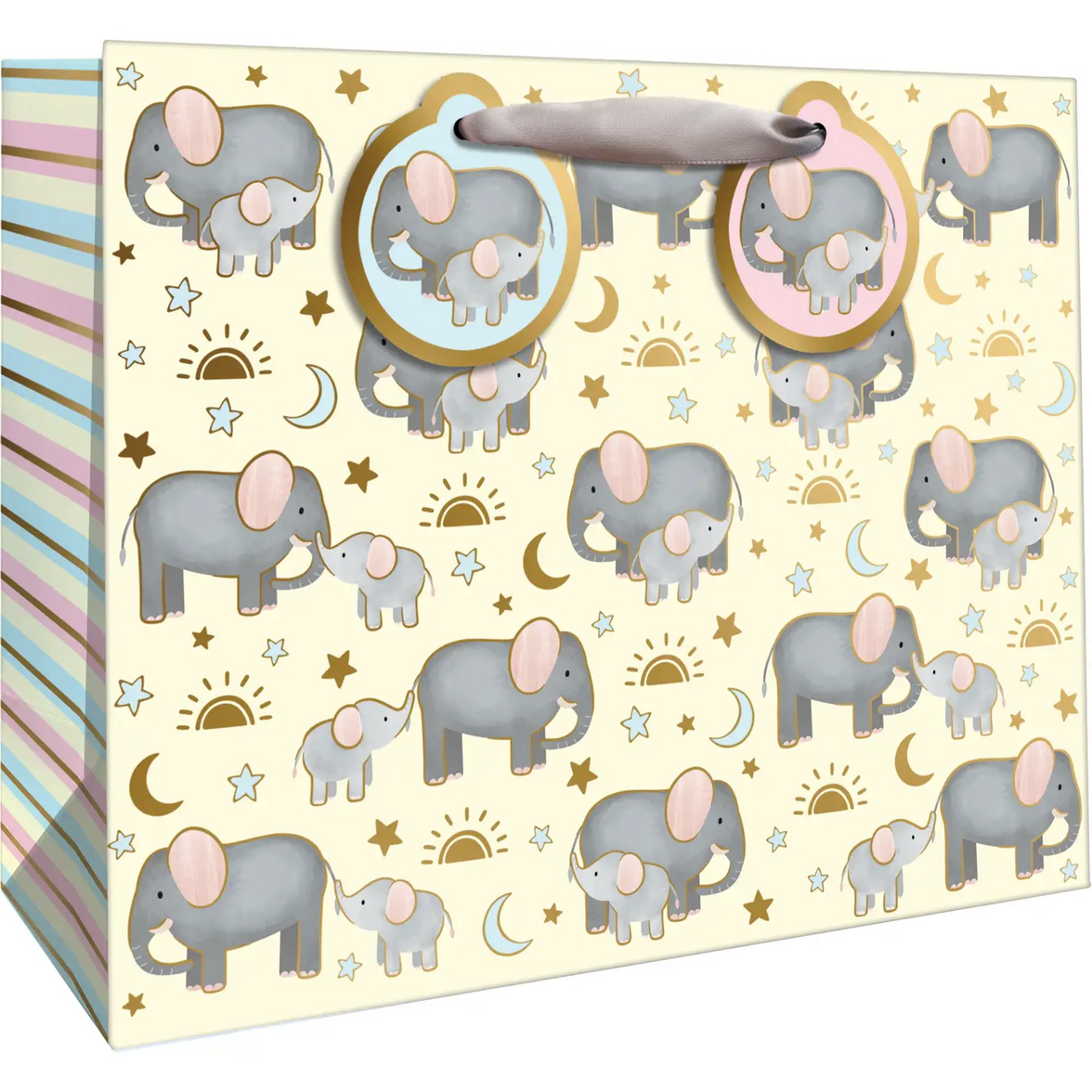 Baby Elephants Large Gift Bag