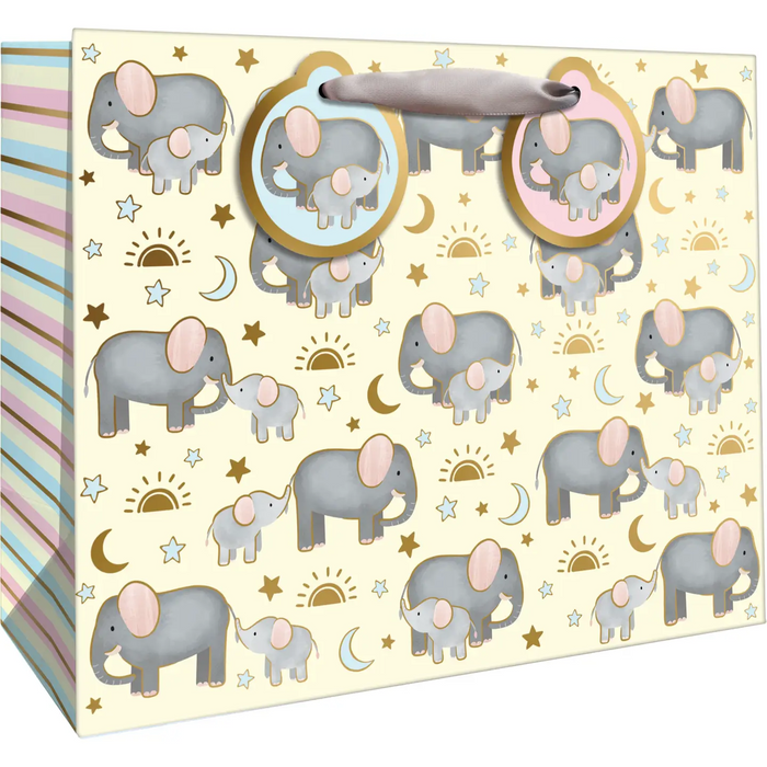 Baby Elephants Large Gift Bag