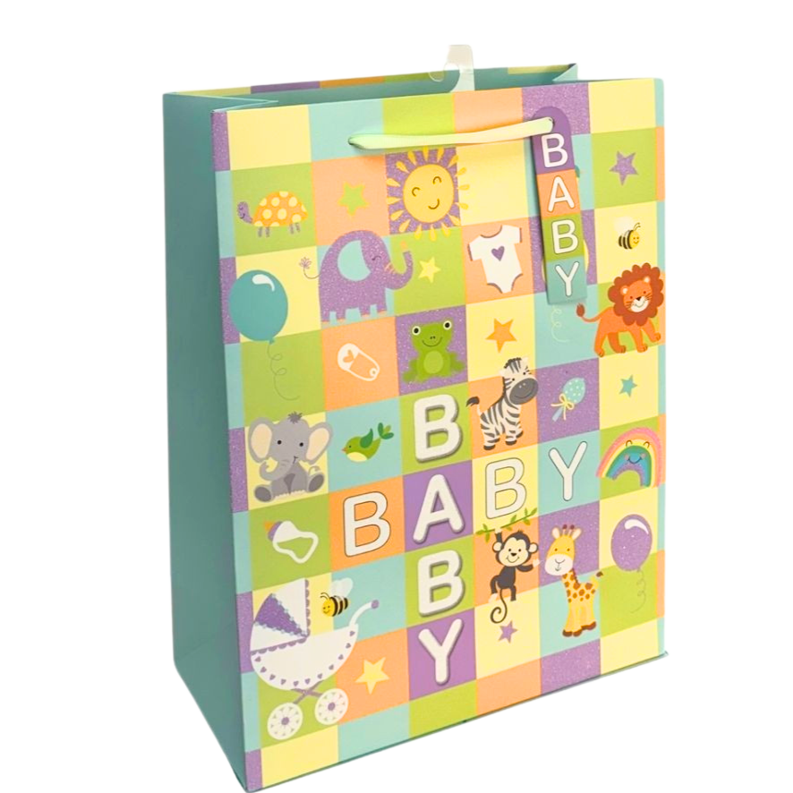 Baby Quilt Large Gift Bag